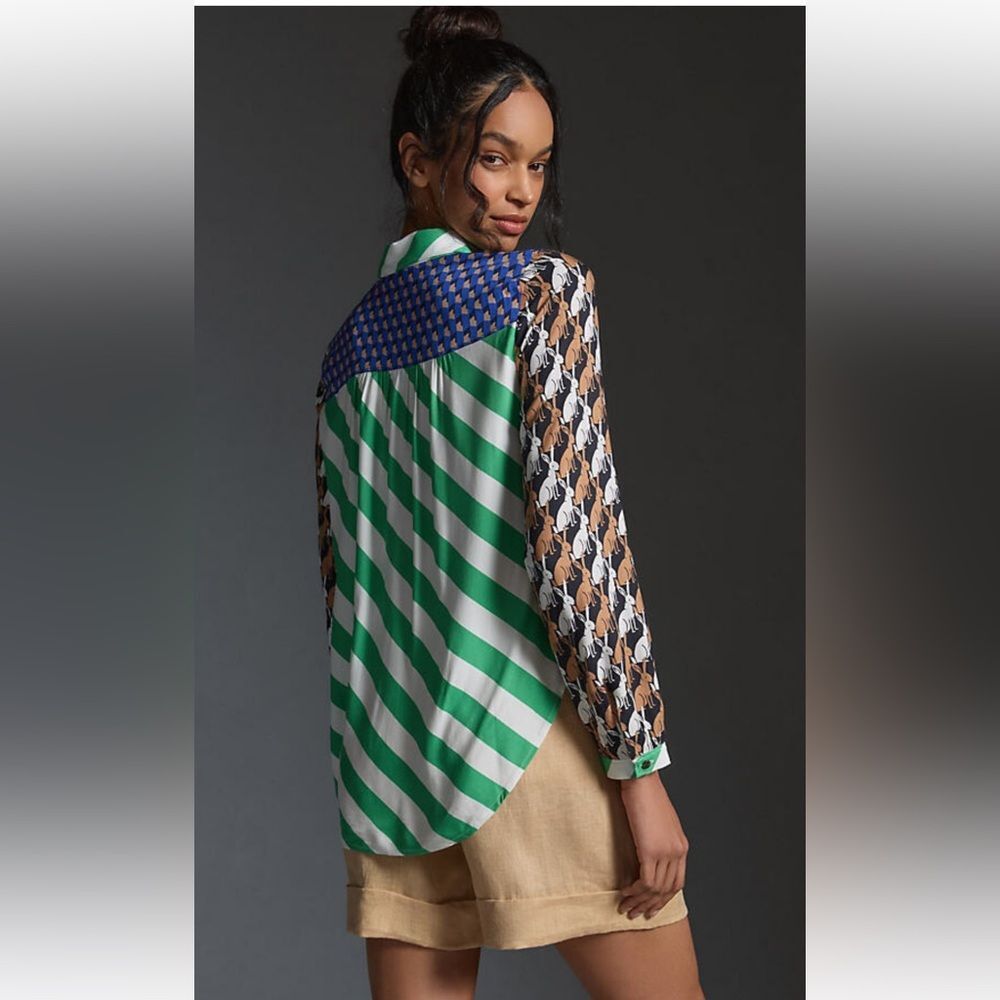 Anthropologie The Paz Buttondown Shirt by Maeve - Picture 2 of 6